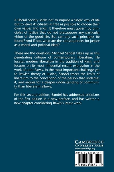 Produktbild: Liberalism and the Limits of Justice