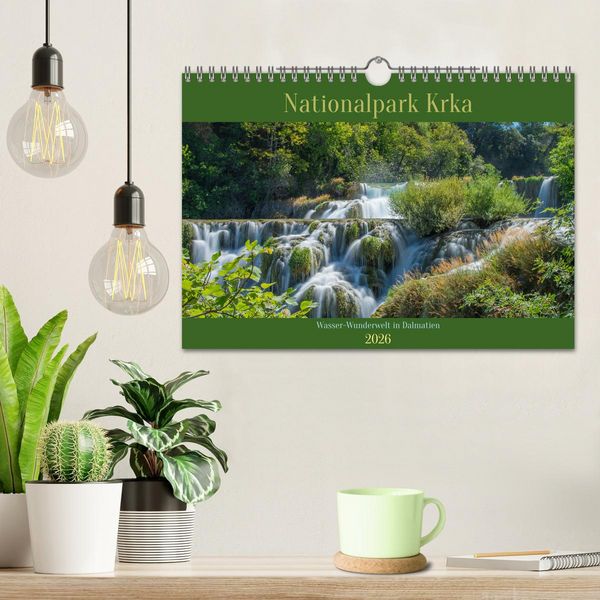 Produktbild: Nationalpark Krka - Wasser-Wunderwelt in Dalmatien (Wandkalender 2026 DIN A4 quer), CALVENDO Monatskalender
