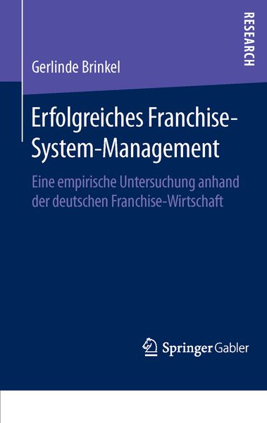 Produktbild: Erfolgreiches Franchise-System-Management