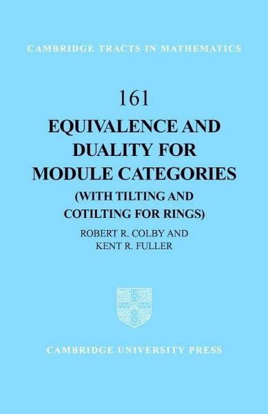 Produktbild: Equivalence and Duality for Module Categories (with Tilting and Cotilting for Rings)