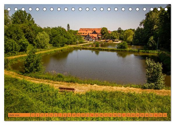 Produktbild: Das Kloster Michaelstein erleben &ndash; Ehemalige Zisterzienser &ndash; Abtei in Blankenburg am Harz (Tischkalender 2026 DIN A5 quer), CALVENDO Monatskalender