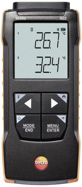 Produktbild: Testo 922 Temperatur-Messger&auml;t -50 - +1000&deg;C F&uuml;hler-Typ K