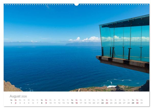 Produktbild: La Gomera &ndash; Die gr&uuml;ne Perle der Kanaren. (Wandkalender 2026 DIN A2 quer), CALVENDO Monatskalender