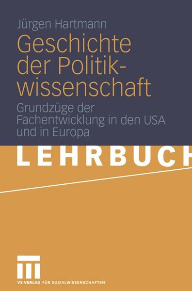 Produktbild: Geschichte der Politikwissenschaft