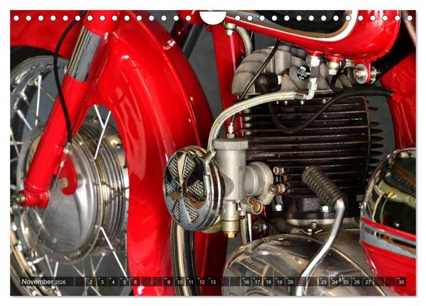 Produktbild: Puch 250 SGS Motorrad - Oldie aus &Ouml;sterreich (Wandkalender 2026 DIN A4 quer), CALVENDO Monatskalender