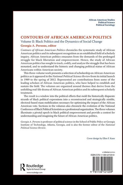Produktbild: Contours of African American Politics