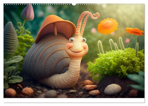 Produktbild: Langsamkeit, die bezaubert. Das Jahr im Zeitlupentempo. (Wandkalender 2026 DIN A2 quer), CALVENDO Monatskalender
