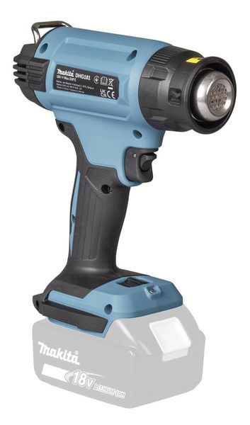 Produktbild: Makita DHG181ZK Akku-Hei&szlig;luftgebl&auml;se ohne Akku, ohne Ladeger&auml;t, inkl. Koffer