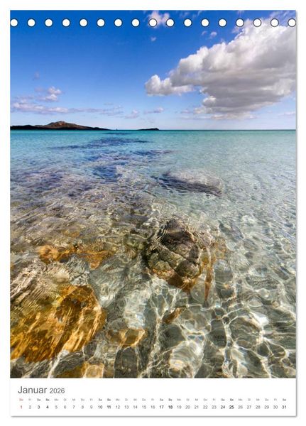 Produktbild: Sardinien (Tischkalender 2026 DIN A5 hoch), CALVENDO Monatskalender