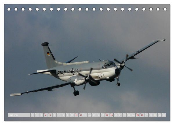 Produktbild: Marineflieger 2026 (Tischkalender 2026 DIN A5 quer), CALVENDO Monatskalender