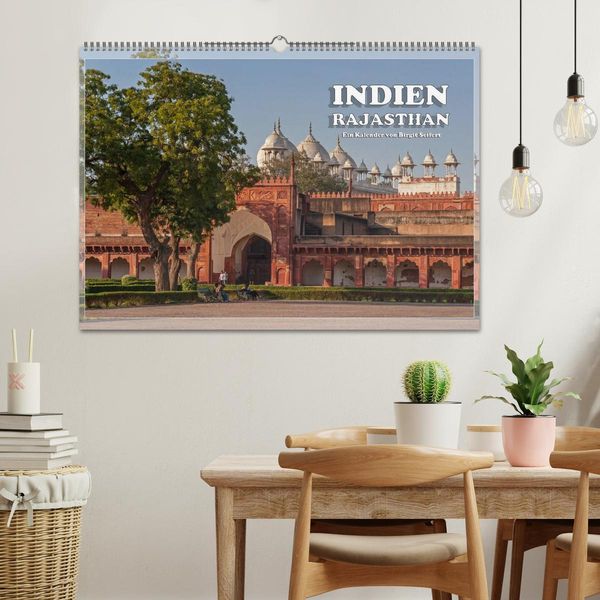 Produktbild: Indien, Rajasthan (Wandkalender 2026 DIN A2 quer), CALVENDO Monatskalender