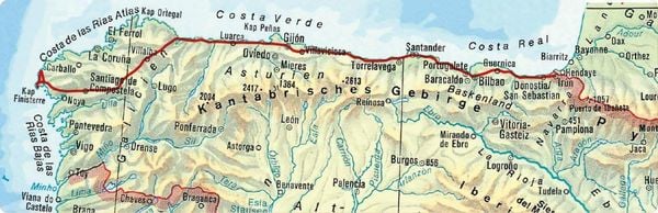 Produktbild: ROTHER Wanderf&uuml;hrer Jakobsweg - Camino del Norte