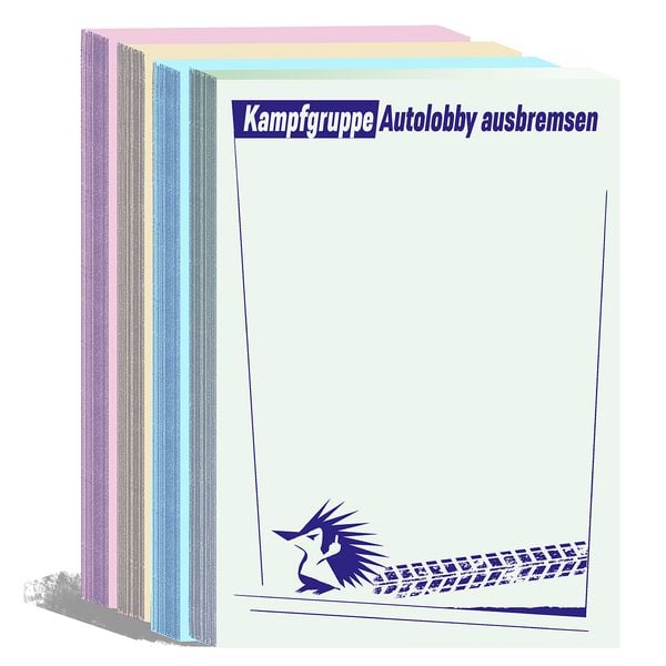 Produktbild: Notizblock-Set &ndash; Klimaschutz statt Lobbyismus