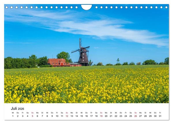 Produktbild: Fehmarn - "fe mer" nat&uuml;rlich "am Meer gelegen" (Wandkalender 2026 DIN A4 quer), CALVENDO Monatskalender