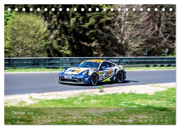 Produktbild: N&uuml;rburgring Langstreckenmeisterschaft (Tischkalender 2026 DIN A5 quer), CALVENDO Monatskalender