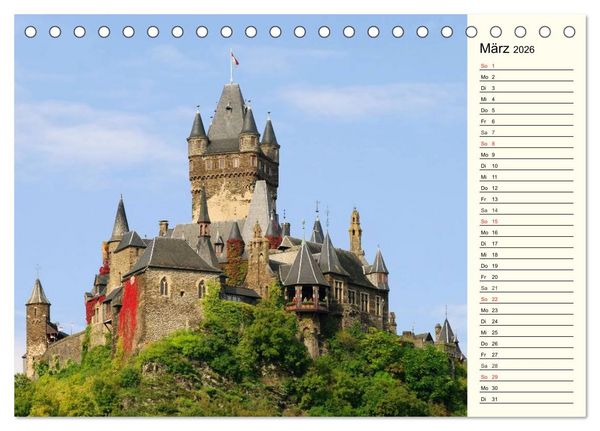 Produktbild: Entlang der Mosel (Tischkalender 2026 DIN A5 quer), CALVENDO Monatskalender