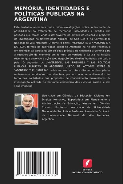 Produktbild: Mem&oacute;ria, Identidades E Pol&iacute;ticas P&uacute;blicas Na Argentina