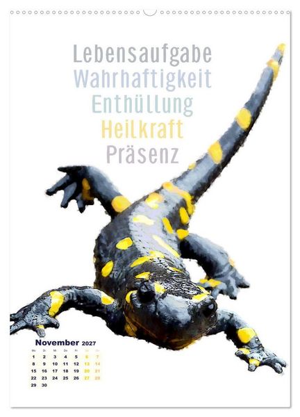 Produktbild: Krafttiere - Inspirierende Begleiter voller Magie und Seele (hochwertiger Premium Wandkalender 2027 DIN A2 hoch), Kunstdruck in Hochglanz