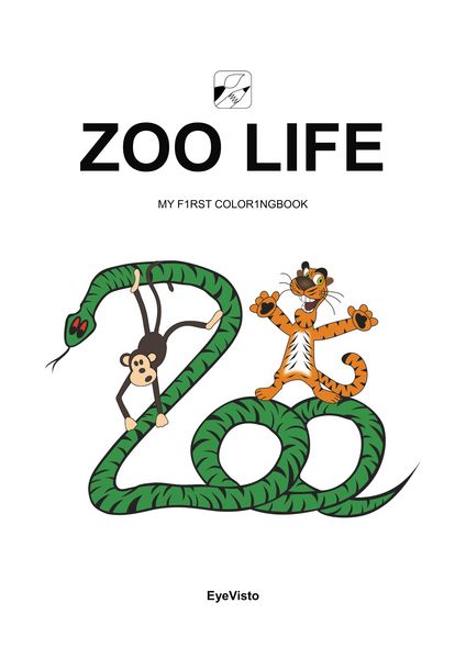 Produktbild: EyeVisto: ZOO LIFE Coloringbook