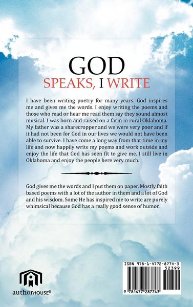 Produktbild: God Speaks, I Write