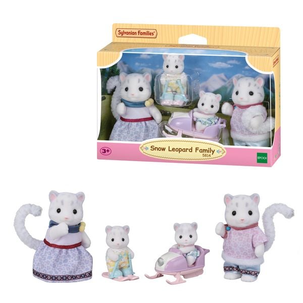 Schneeleoparden Familie