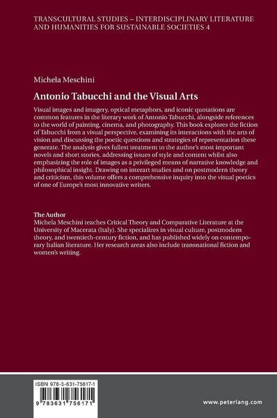 Produktbild: Antonio Tabucchi and the Visual Arts