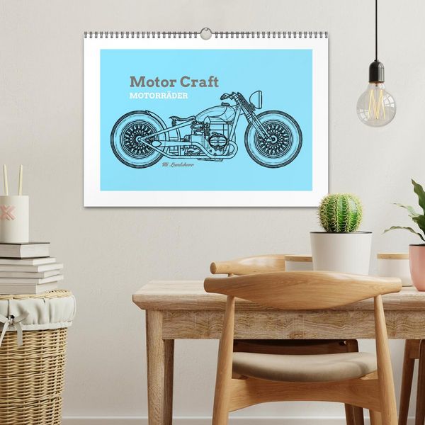 Produktbild: Motor Craft Motorr&auml;der (Wandkalender 2026 DIN A3 quer), CALVENDO Monatskalender