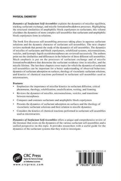 Produktbild: Dynamics of Surfactant Self-Assemblies