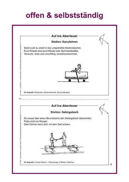 Produktbild: Lernzirkel Sport I: Erlebnisorientiertes Bewegen an Stationen