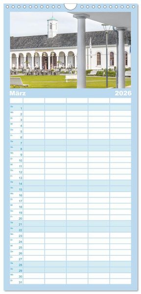 Produktbild: Familienplaner 2026 - Sommer auf Norderney mit 5 Spalten (Wandkalender, 21 x 45 cm) CALVENDO