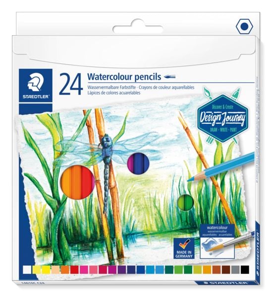 Produktbild: STAEDTLER Aquarellstifte 146 10C wasservermalbar, 24er Set