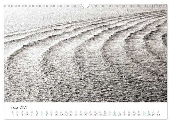 Produktbild: Meeresbilder - Nordsee-Impressionen (Wandkalender 2026 DIN A3 quer), CALVENDO Monatskalender