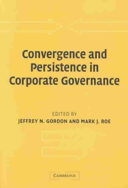 Produktbild: Convergence and Persistence in Corporate Governance