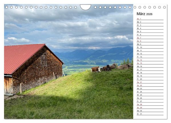 Produktbild: Alpenauszeit - Bergmomente f&uuml;rs Herz (Wandkalender 2026 DIN A4 quer), CALVENDO Monatskalender