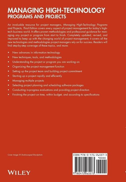Produktbild: Managing High-Technology Programs and Projects