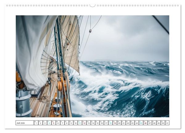 Produktbild: Wind und Wogen (hochwertiger Premium Wandkalender 2026 DIN A2 quer), Kunstdruck in Hochglanz