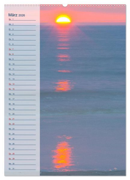 Produktbild: Maritim - Geburtstagskalender (Wandkalender 2026 DIN A2 hoch), CALVENDO Monatskalender