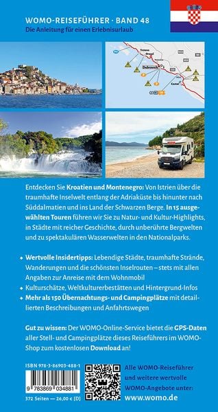 Produktbild: Entdeckertouren mit dem Wohnmobil Kroatien und Montenegro
