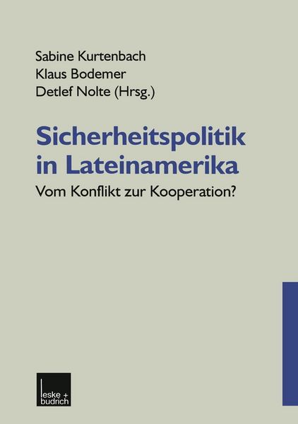 Produktbild: Sicherheitspolitik in Lateinamerika