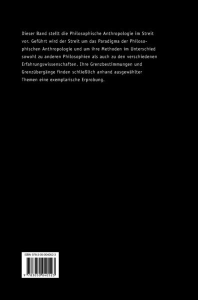 Produktbild: Philosophische Anthropologie im 21. Jahrhundert