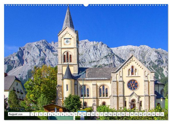 Produktbild: Ramsau am Dachstein (Wandkalender 2026 DIN A2 quer), CALVENDO Monatskalender