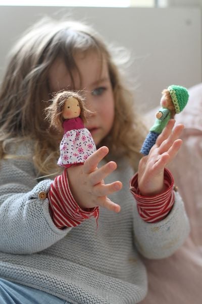 Produktbild: Fingerp&uuml;ppchen h&auml;keln und n&auml;hen