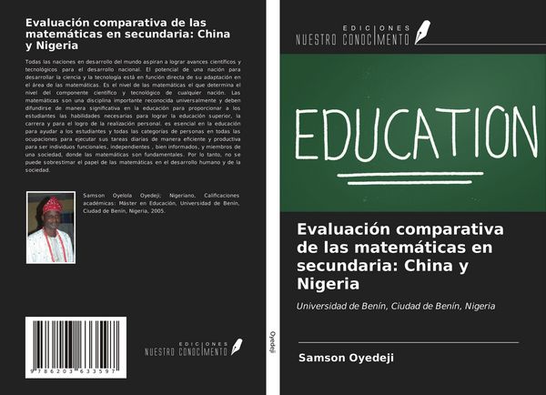 Produktbild: Evaluaci&oacute;n comparativa de las matem&aacute;ticas en secundaria: China y Nigeria