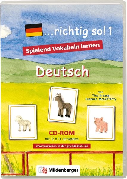 ... richtig so!. Lernspiele für den Deutsch-Förderunterricht / ... richtig so! 1 – Lernsoftware, Einzellizenz