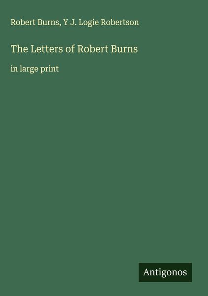 Produktbild: The Letters of Robert Burns