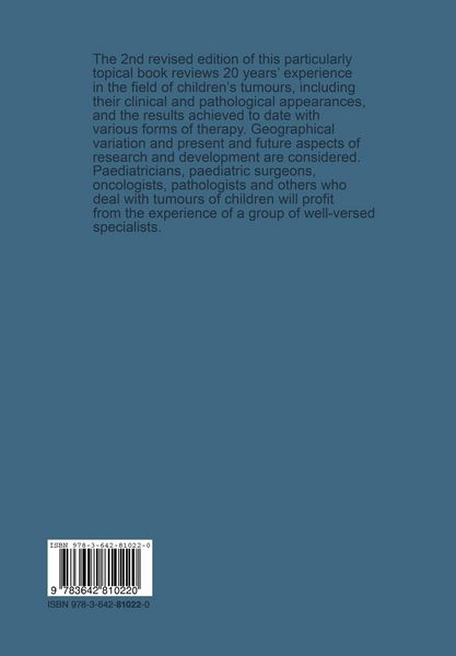 Produktbild: Tumours in Children