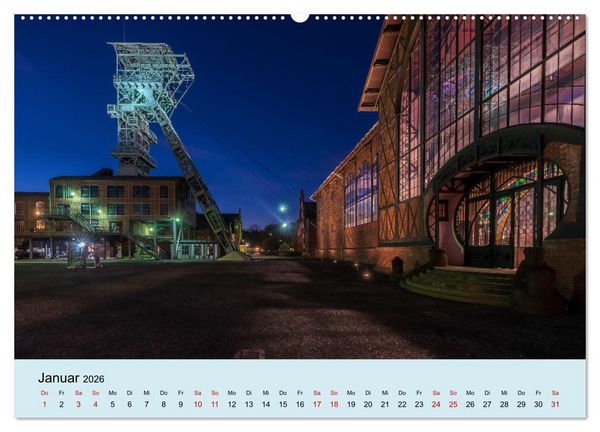 Produktbild: Ruhrnights (Wandkalender 2026 DIN A2 quer), CALVENDO Monatskalender