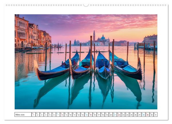 Produktbild: City Dreams & Travel Vibes (Wandkalender 2026 DIN A2 quer), CALVENDO Monatskalender