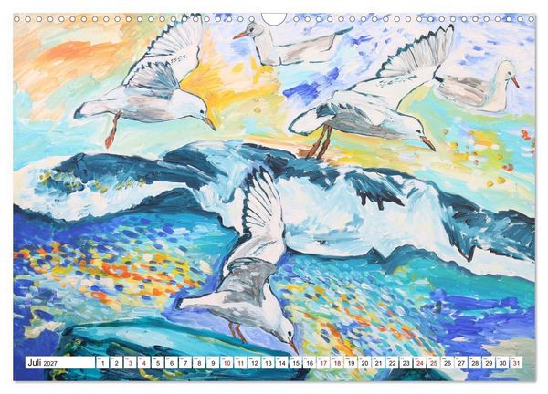 Produktbild: Landschaft in der Malerei: Ein Kunstkalender (Wandkalender 2027 DIN A3 quer), CALVENDO Monatskalender