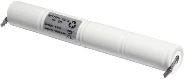 Emmerich 48D4000S Notleuchten-Akku U-Lötfahne 4.8V 4000 mAh